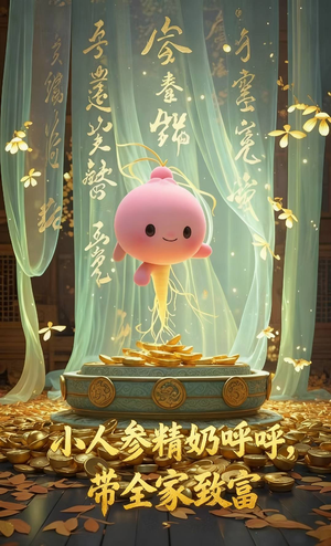 小人参精奶呼呼带全家暴富（58集）红果免费短视频剧