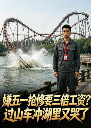 嫌五一抢修要三倍工资？过山车冲湖里又哭了（33集）火爆热播短剧抢先看