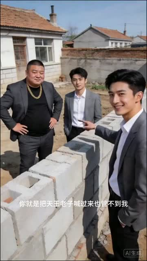 邻居盖房子不留出路我反手挖鱼塘Ai真人版（17集）每天分享不一样短剧剧情